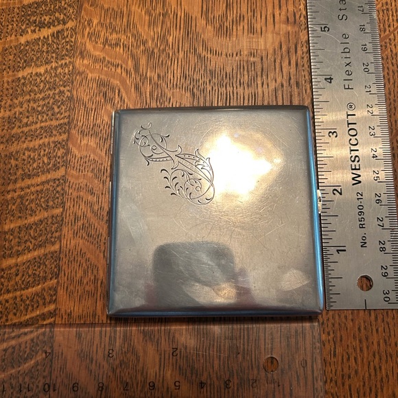 Antique Continental Silver or 800 Silver Cigarette Case - Picture 2 of 7